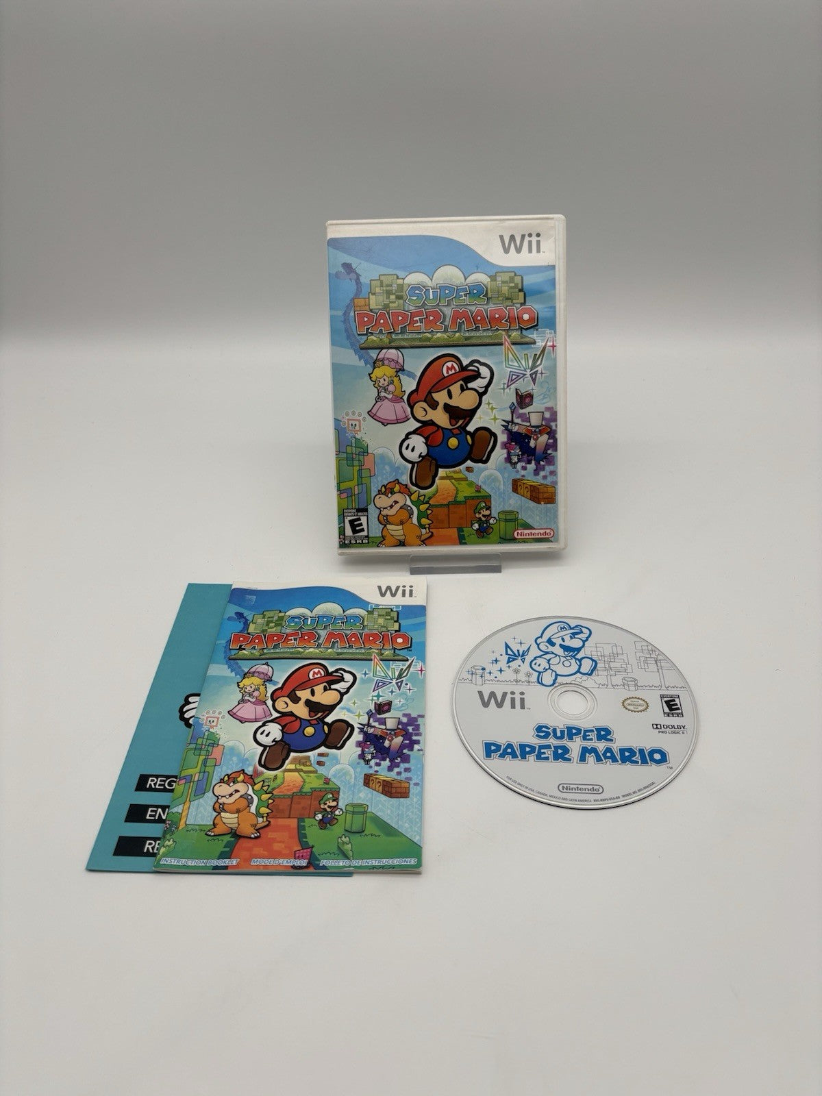 Super Paper Mario (Nintendo Wii) - NTSC-U/C - USA - OVP + Anleitung