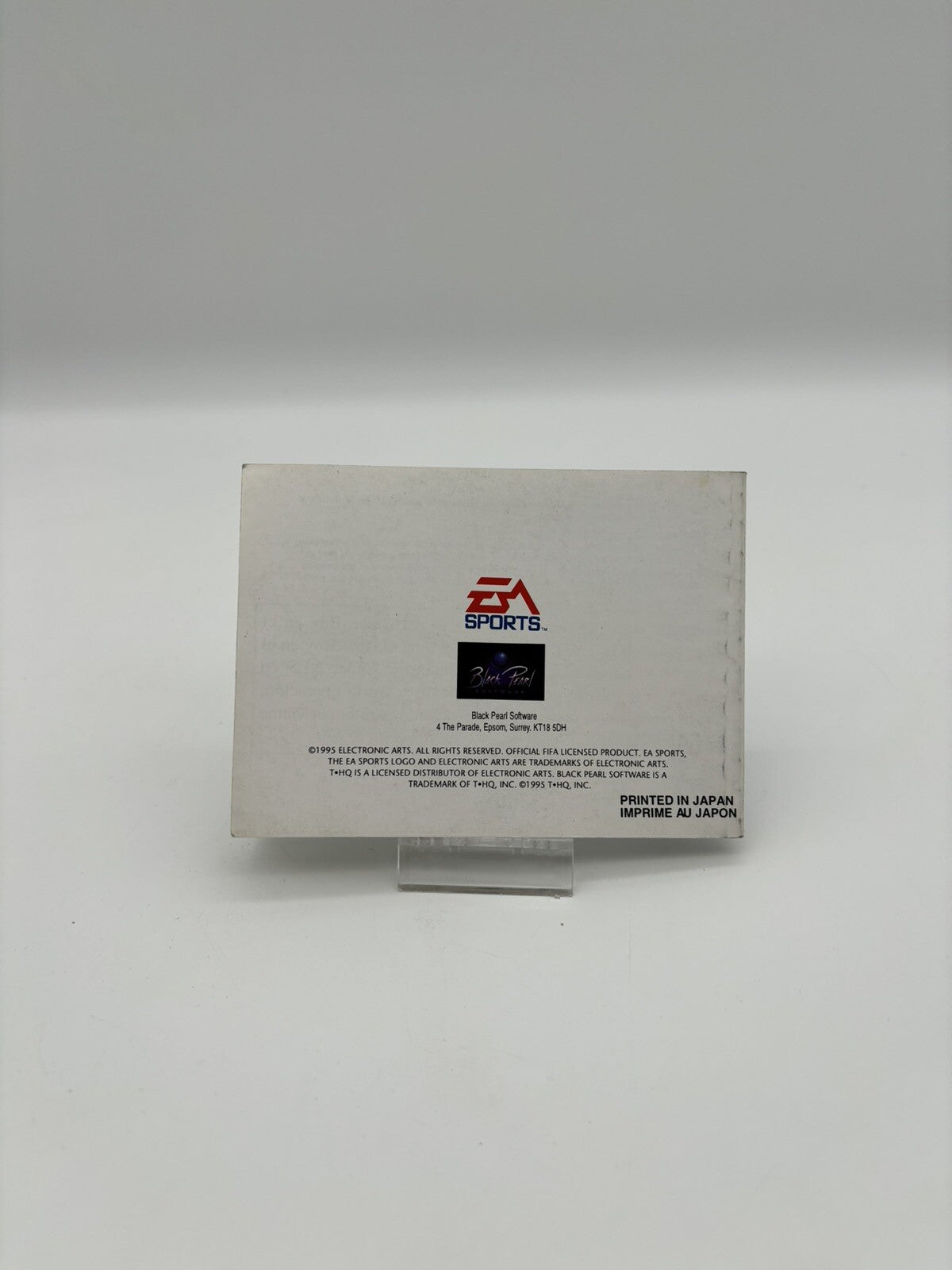 Fifa Soccer 96 - Nintendo GameBoy - Nur Anleitung - Original
