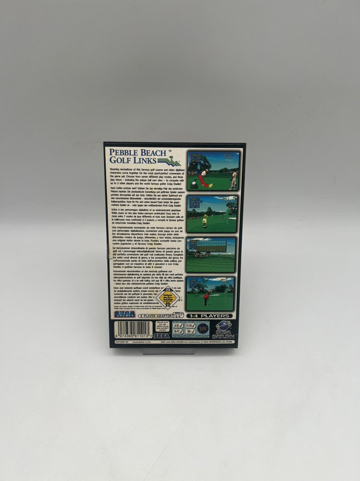 Pebble Beach Golf Links - Sega Saturn - OVP + Anleitung