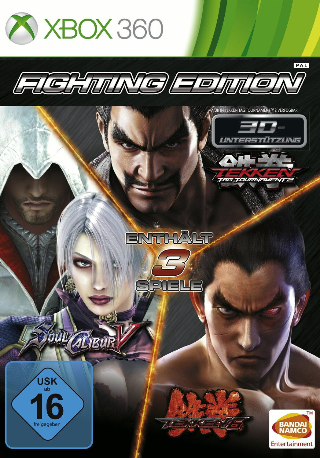 Fighting Edition Soulcalibur V Tekken Tag Tournament 2 Tekken 6 - Xbox 360