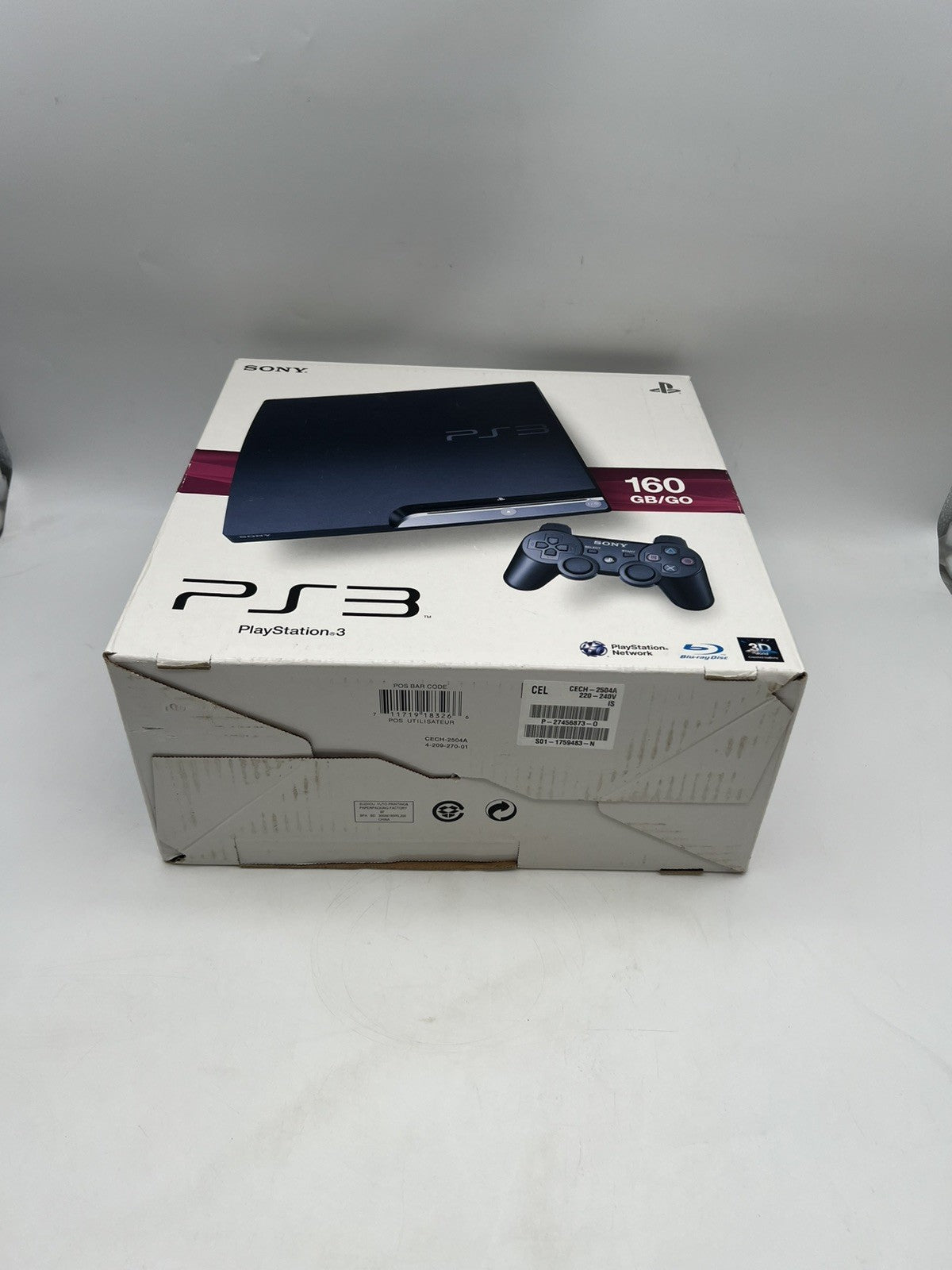 Sony PlayStation 3 PS3 SlimLeerkarton - Nur OVP - Ohne Konsole - Nur Verpackung