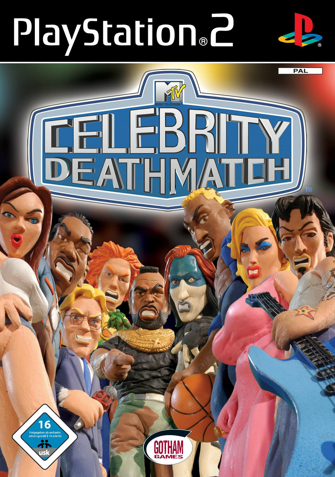 Mtv Celebrity Deathmatch - Sony PlayStation 2 - PS2 - OVP + Anleitung