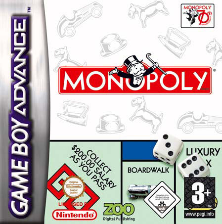 Monopoly - Nintendo GameBoy Advance - GBA - Nur Anleitung - Original