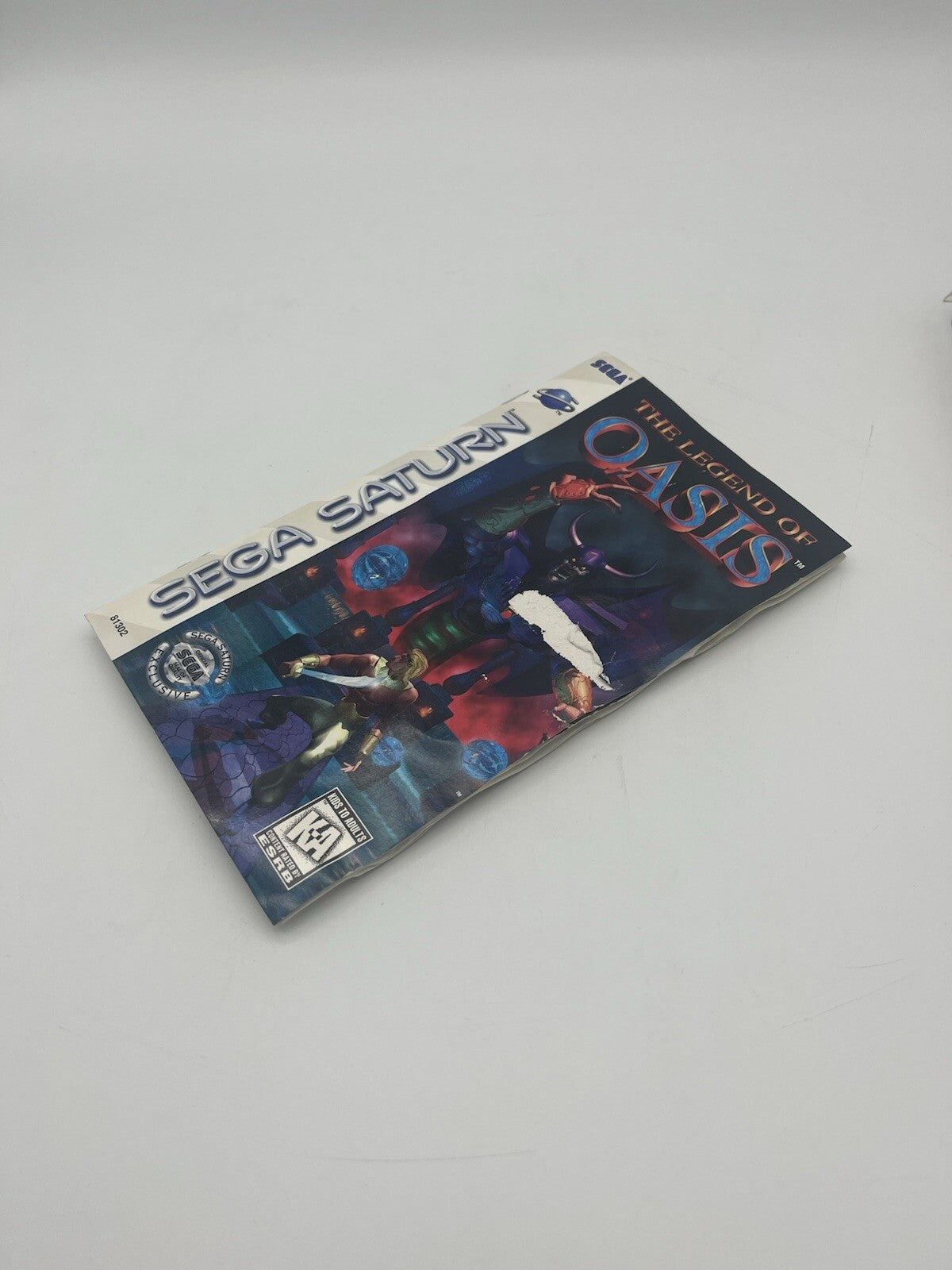 The Legend Of Oasis Sega Saturn - OVP Beschädigt + Anleitung Beschädigt NTSC-U/C