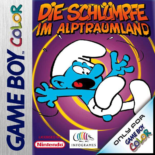 Die Schlümpfe im Alptraumland - Nintendo GameBoy Color - Nur Anleitung