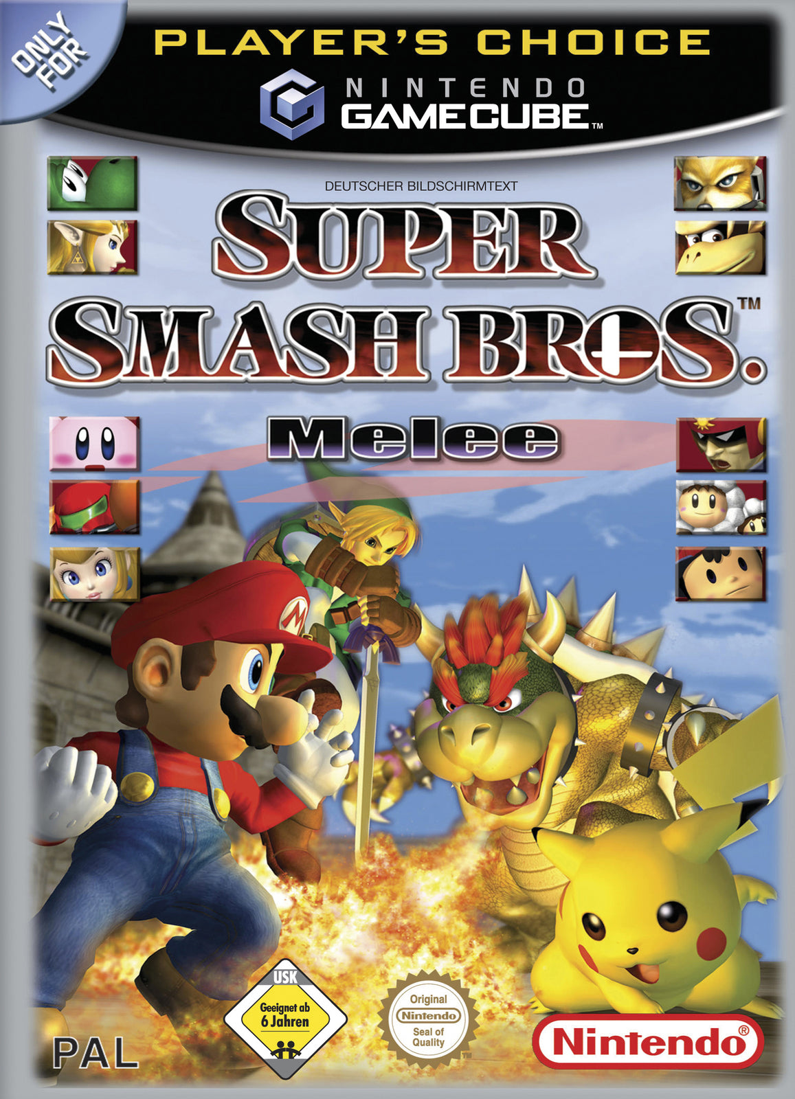 Super Smash Bros. Melee - Nintendo GameCube - Leerhülle - Ohne Spiel