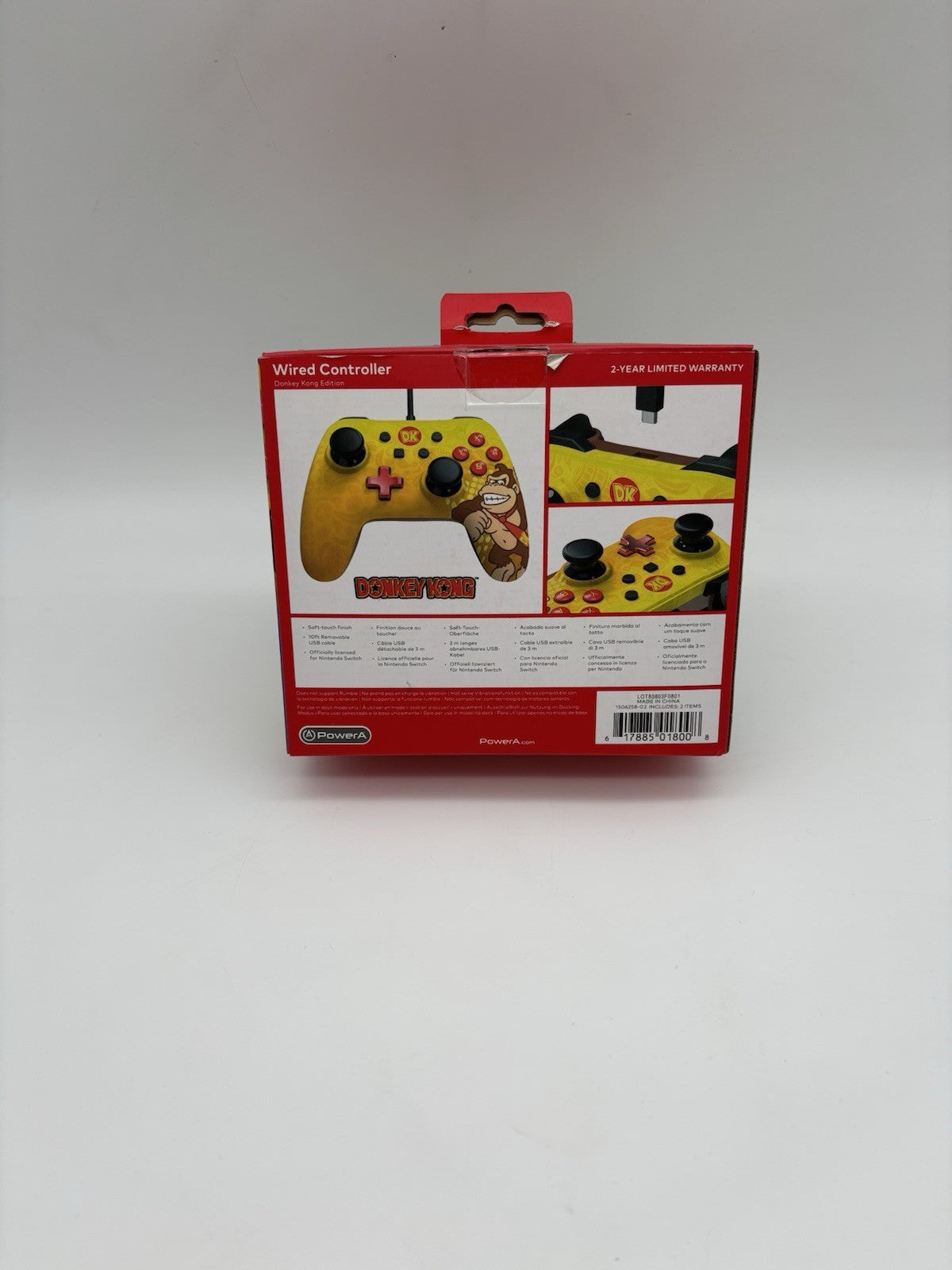 Donkey Kong für Nintendo Switch - Wired Controller - PowerA - NEU & OVP