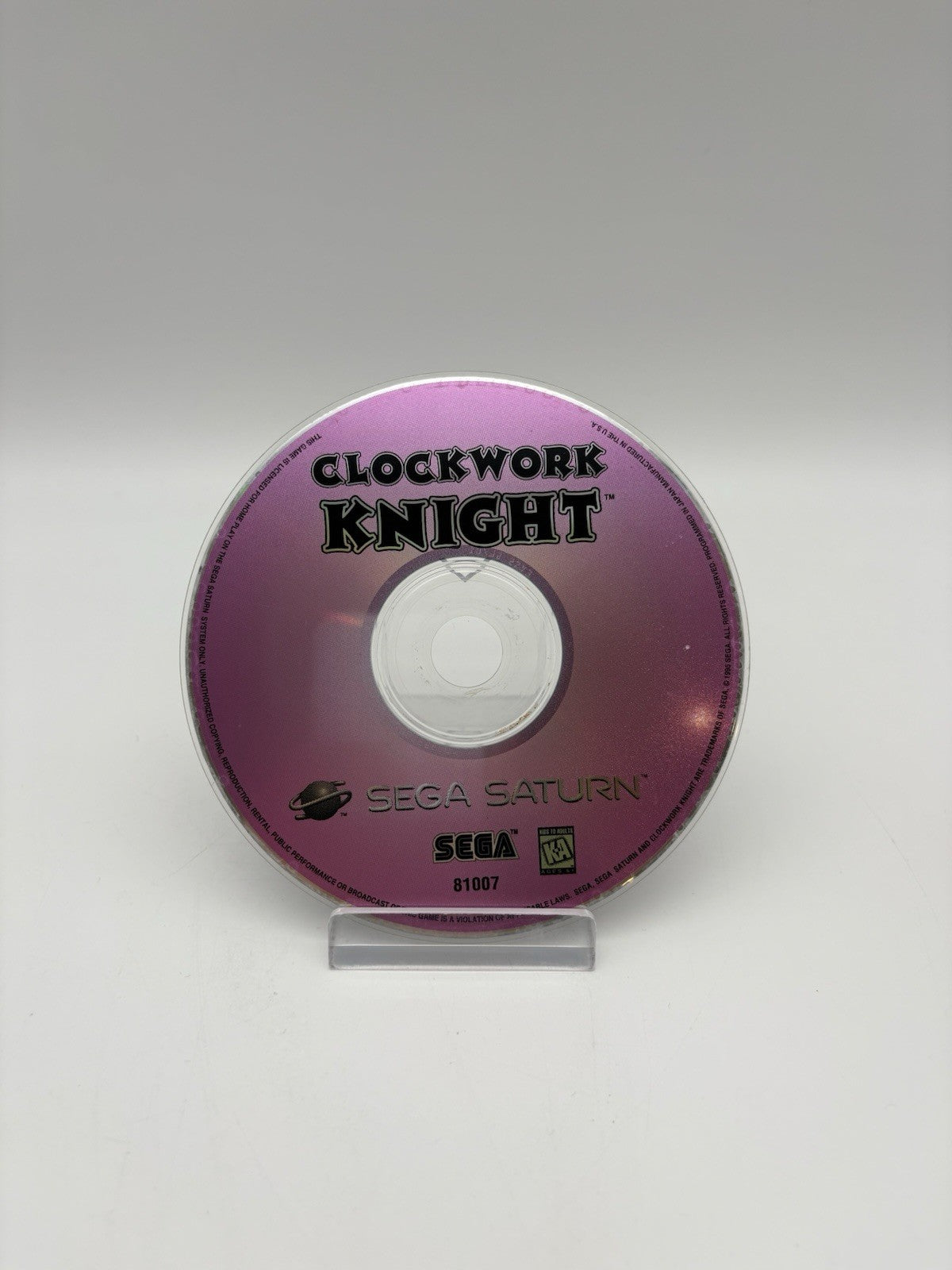 Clockwork Knight - Sega Saturn - NTSC-U/C - Nur CD
