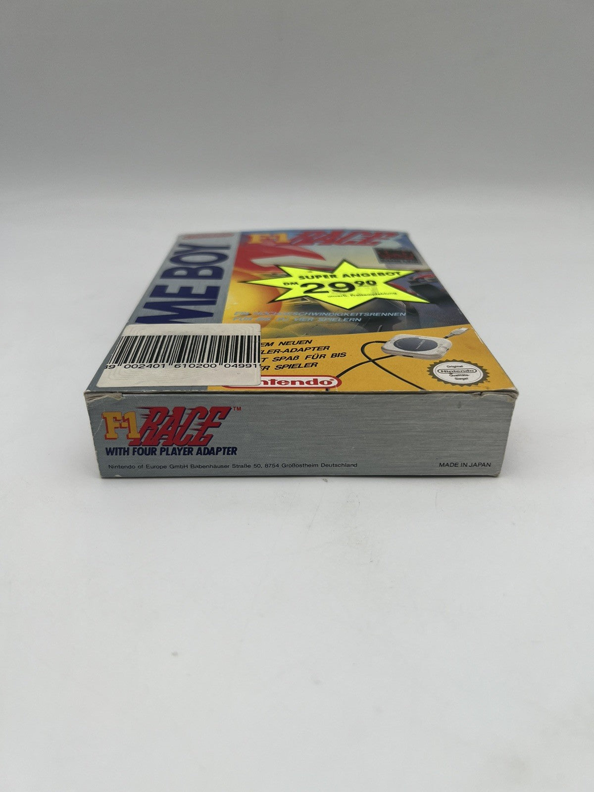 F-1 Race - Nintendo GameBoy - OVP + Anleitung - Player Adapter - Original - F1