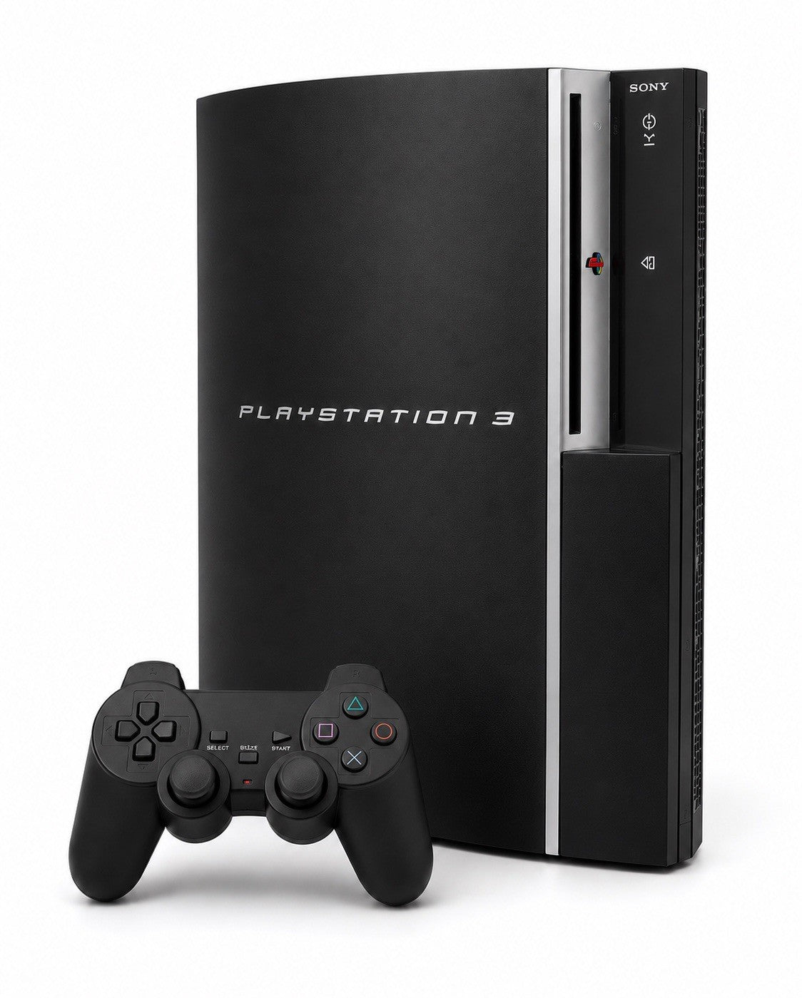 Sony Playstation 3 FAT Lady Konsole PS3 Schwarz + Controller + alle Kabeln