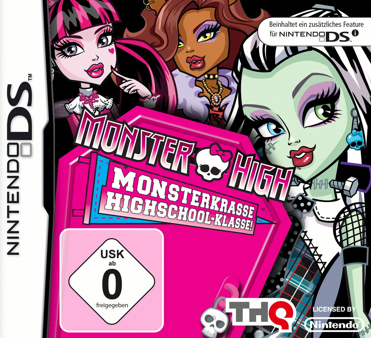 Monster High: Monsterkrasse Highschool-Klasse! - Nintendo DS - OVP + Anleitung