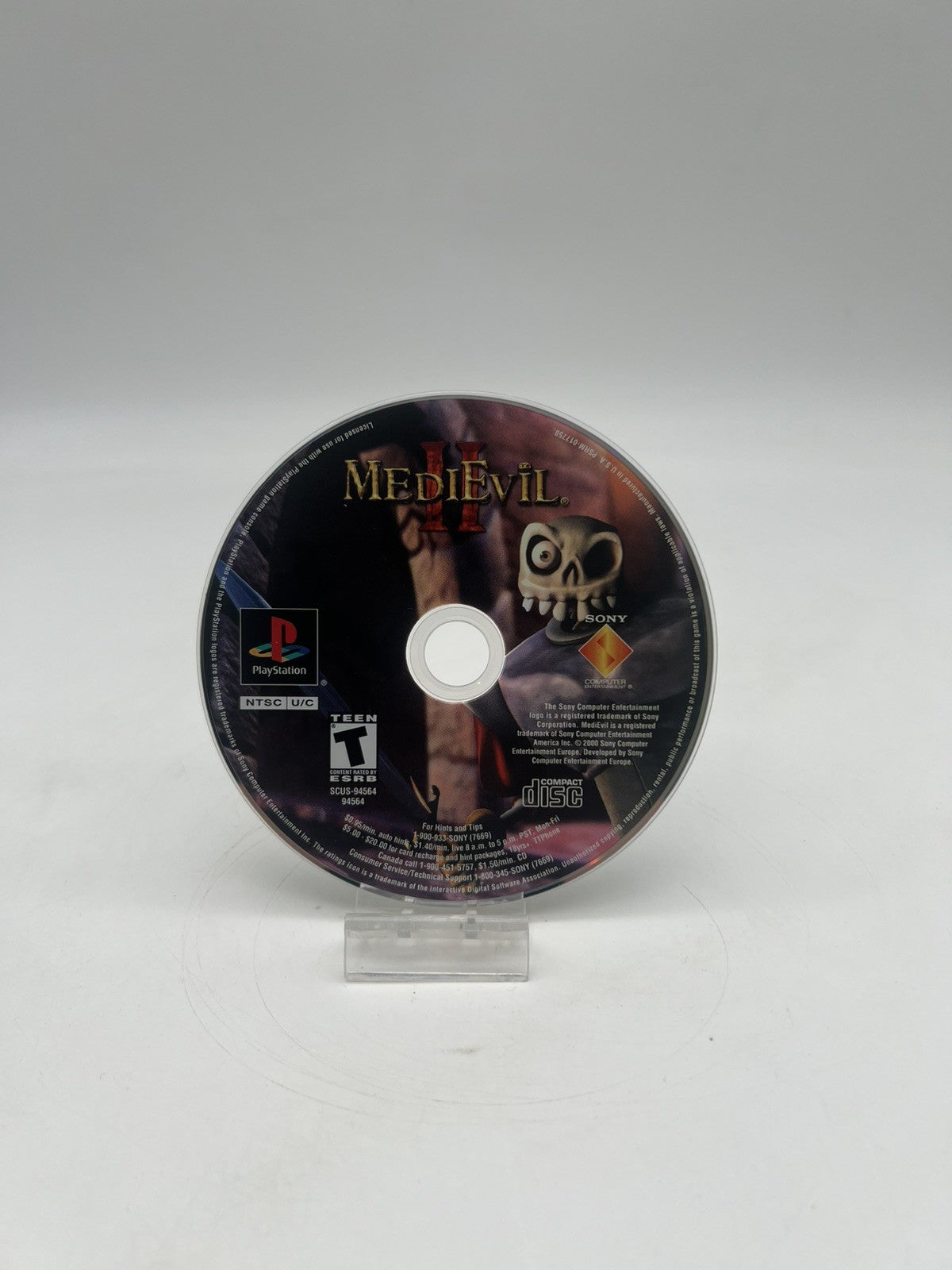 MediEvil II - Sony PlayStation 1 - PS1 - Nur CD - NTSC-U/C - Medi Evil 2