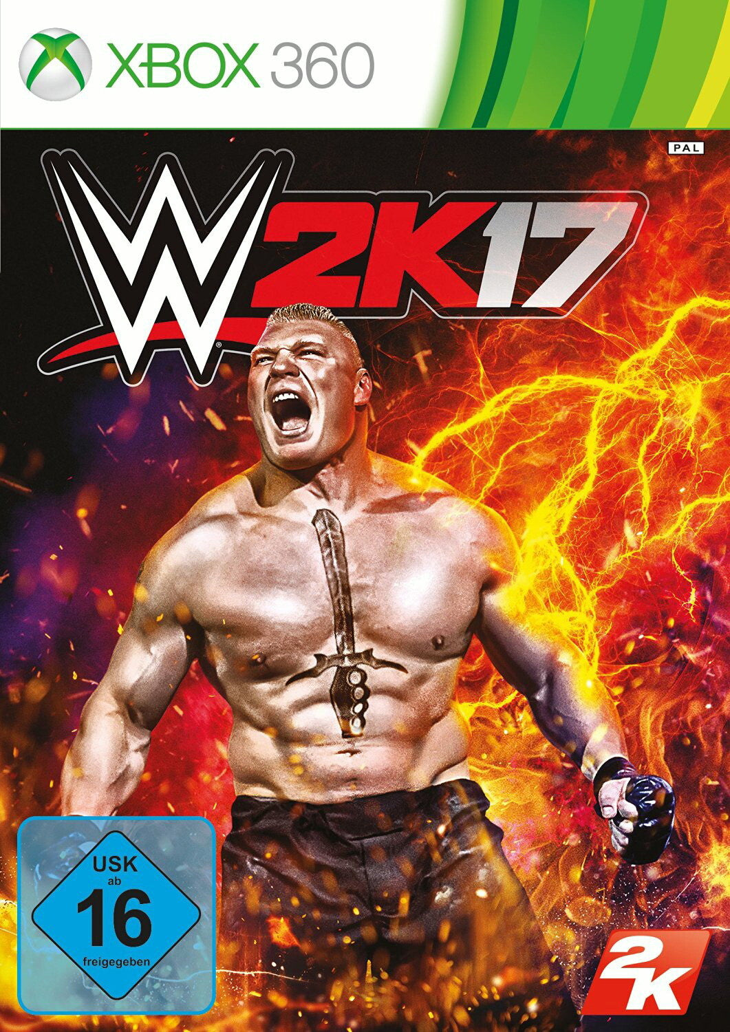 WWE 2K17 - Microsoft Xbox 360 - OVP + Anleitung
