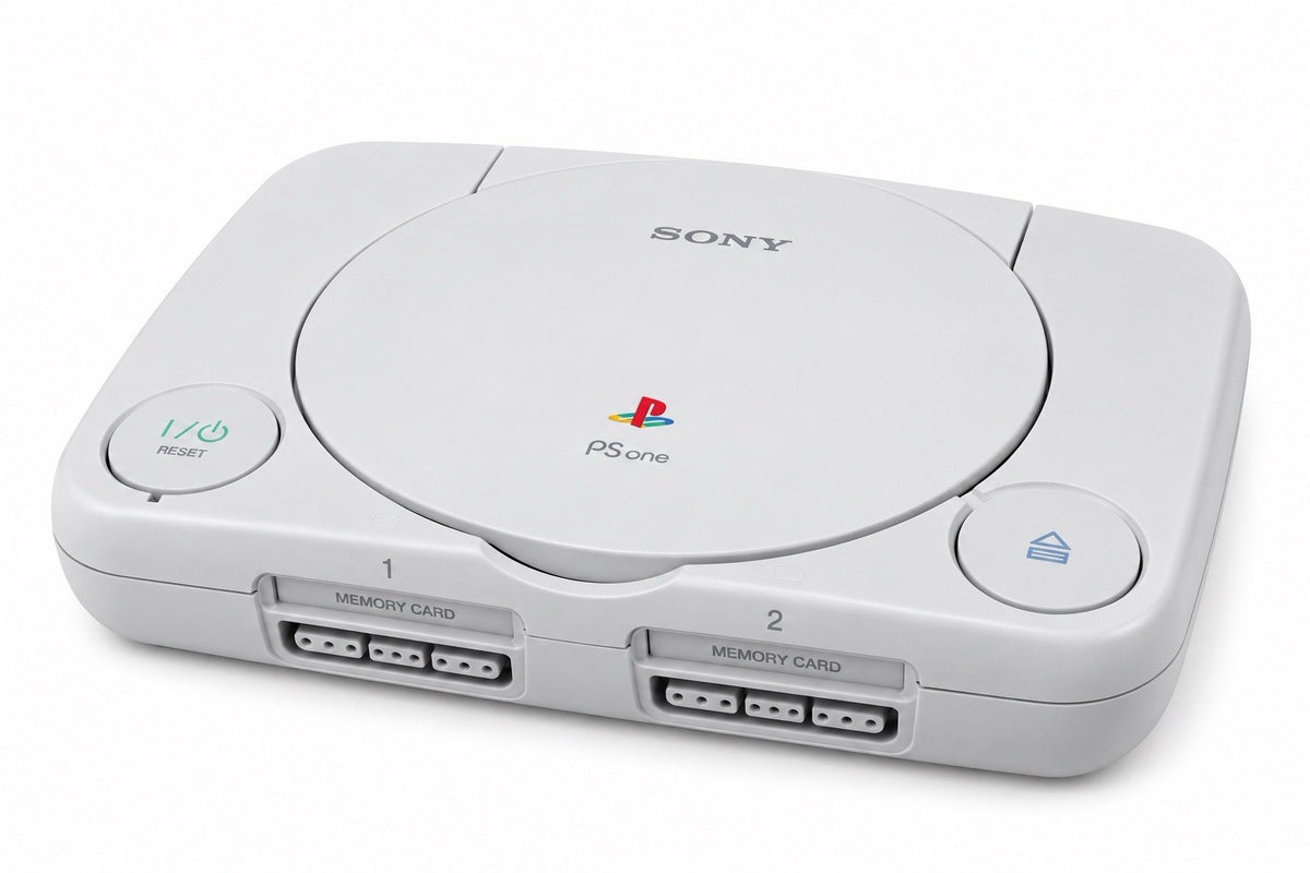 Sony Playstation 1 - PS1 Mini Slim Konsole - PSOne - Konsole + Alle Kabeln