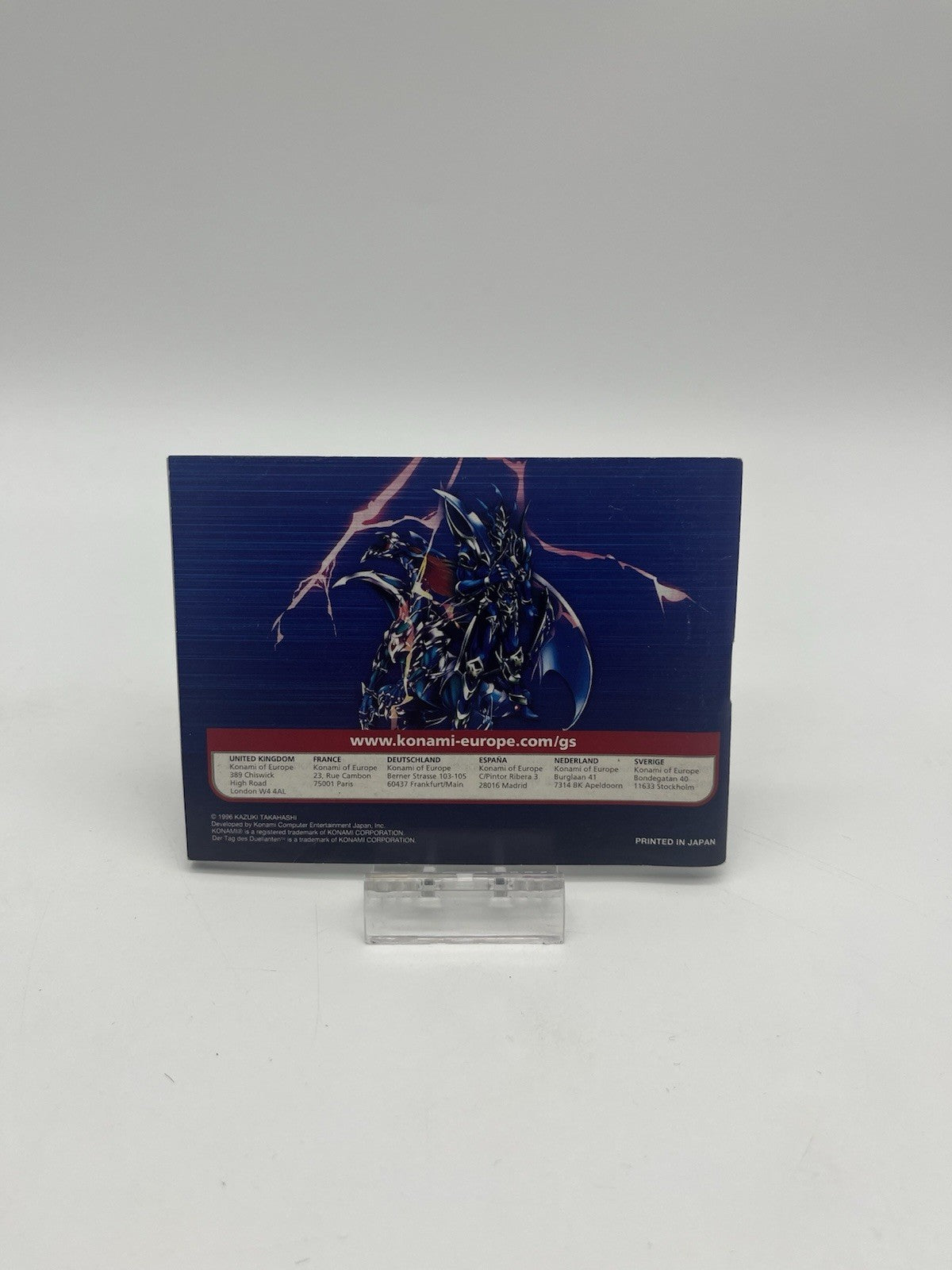 Yu-Gi-Oh! der Tag des Duellanten - Nintendo Gameboy Advance GBA - Nur Anleitung