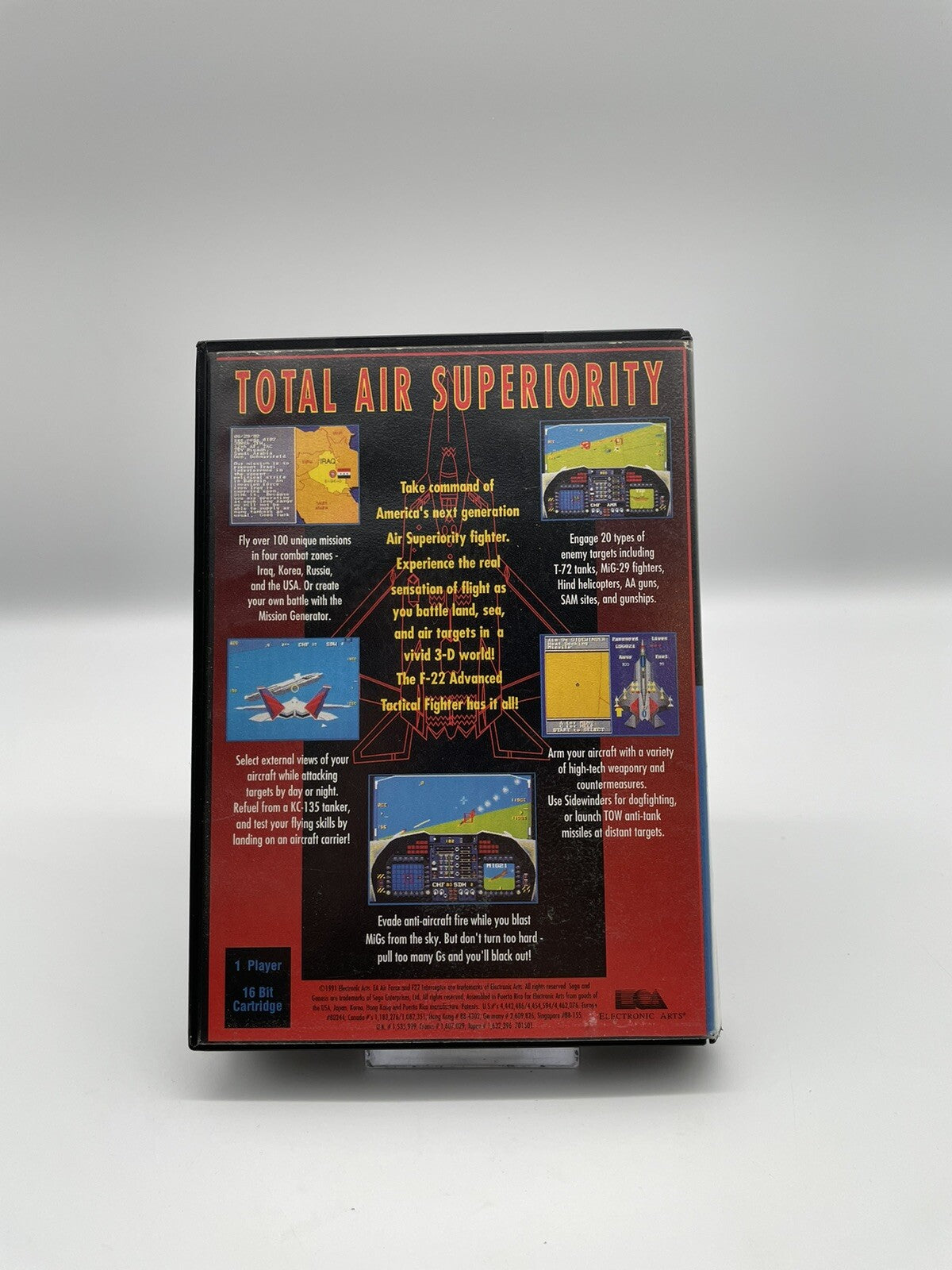 F22 Interceptor - Sega Mega Drive - OVP - Ohne Anleitung - Original