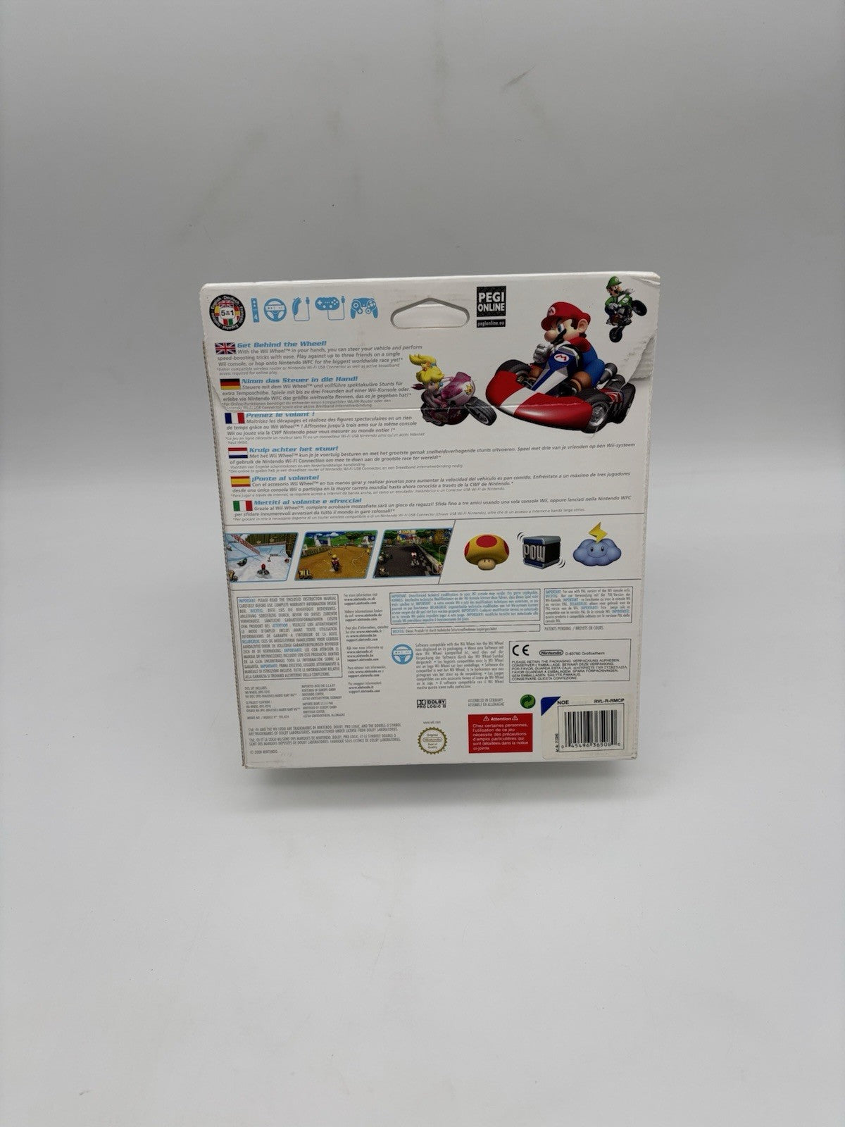 Nintendo Wii Mario Kart inkl. Lenkrad mit OVP - Big Box