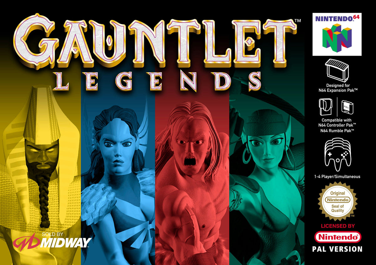 Gauntlet Legends - Nintendo 64 - N64 - Nur Anleitung