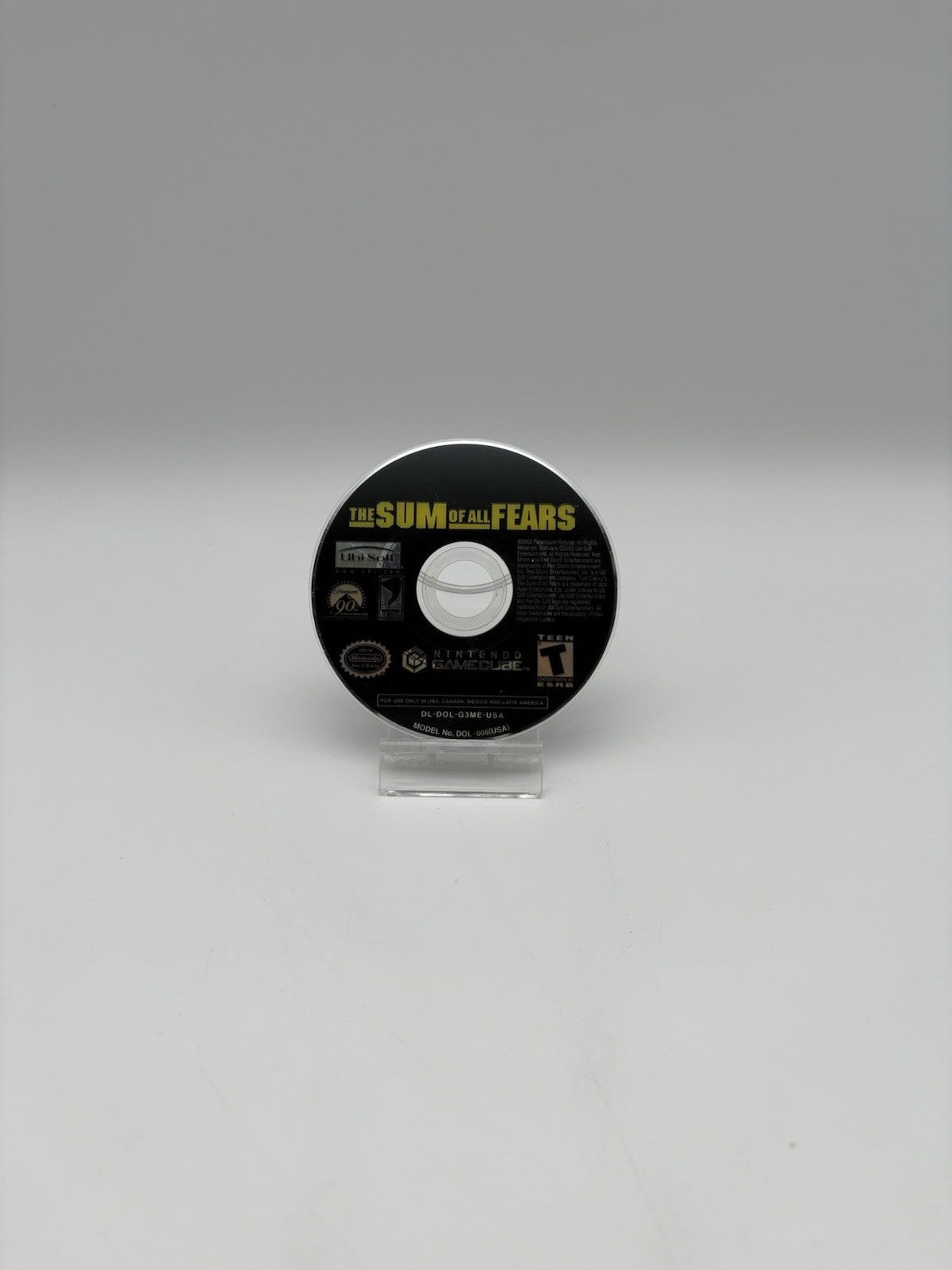 The Sum of All Fears - Nintendo Gamecube - NTSC-U/C - Nur CD