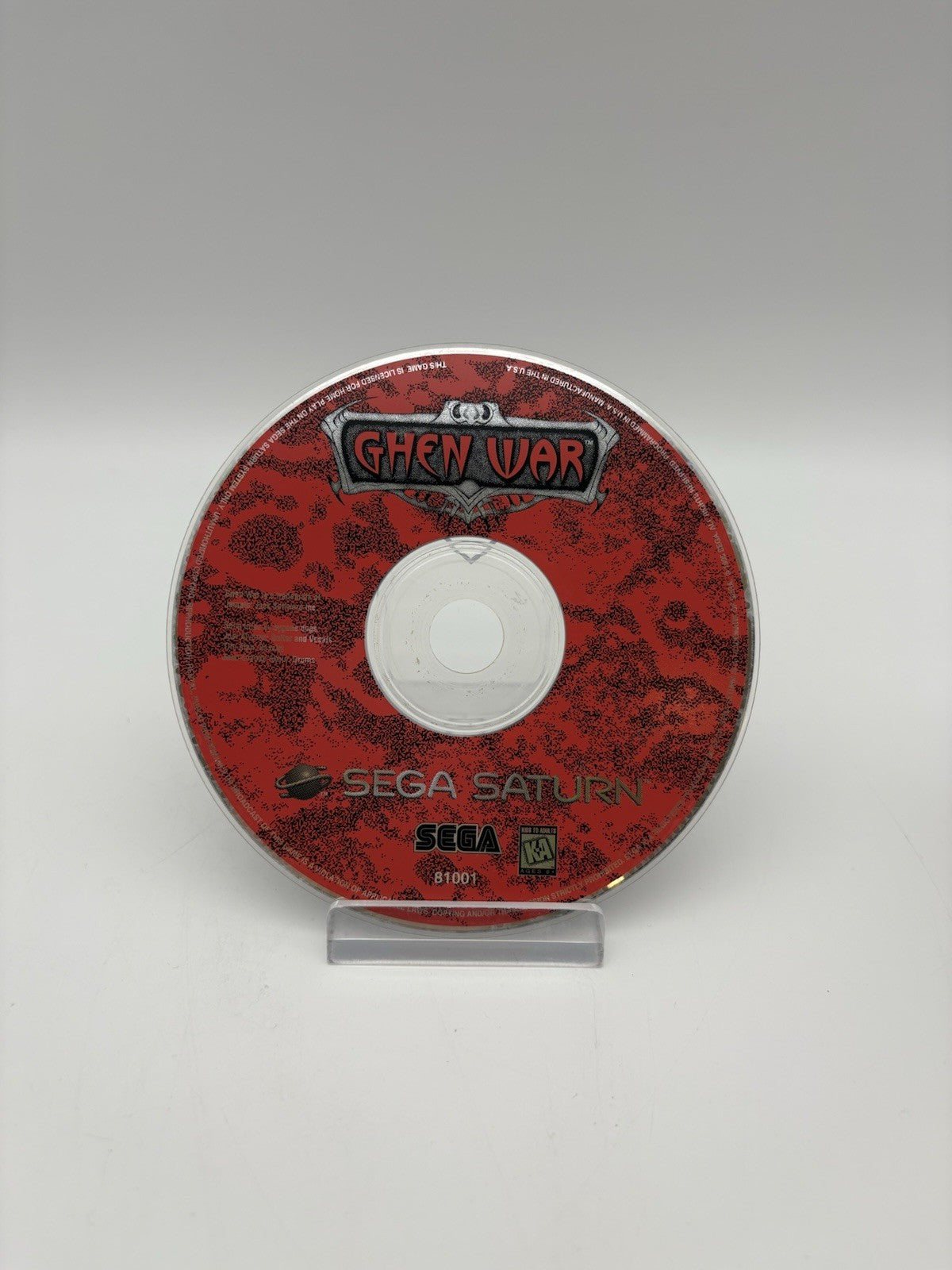 Ghen War - Sega Saturn - NTSC-U/C - Nur CD