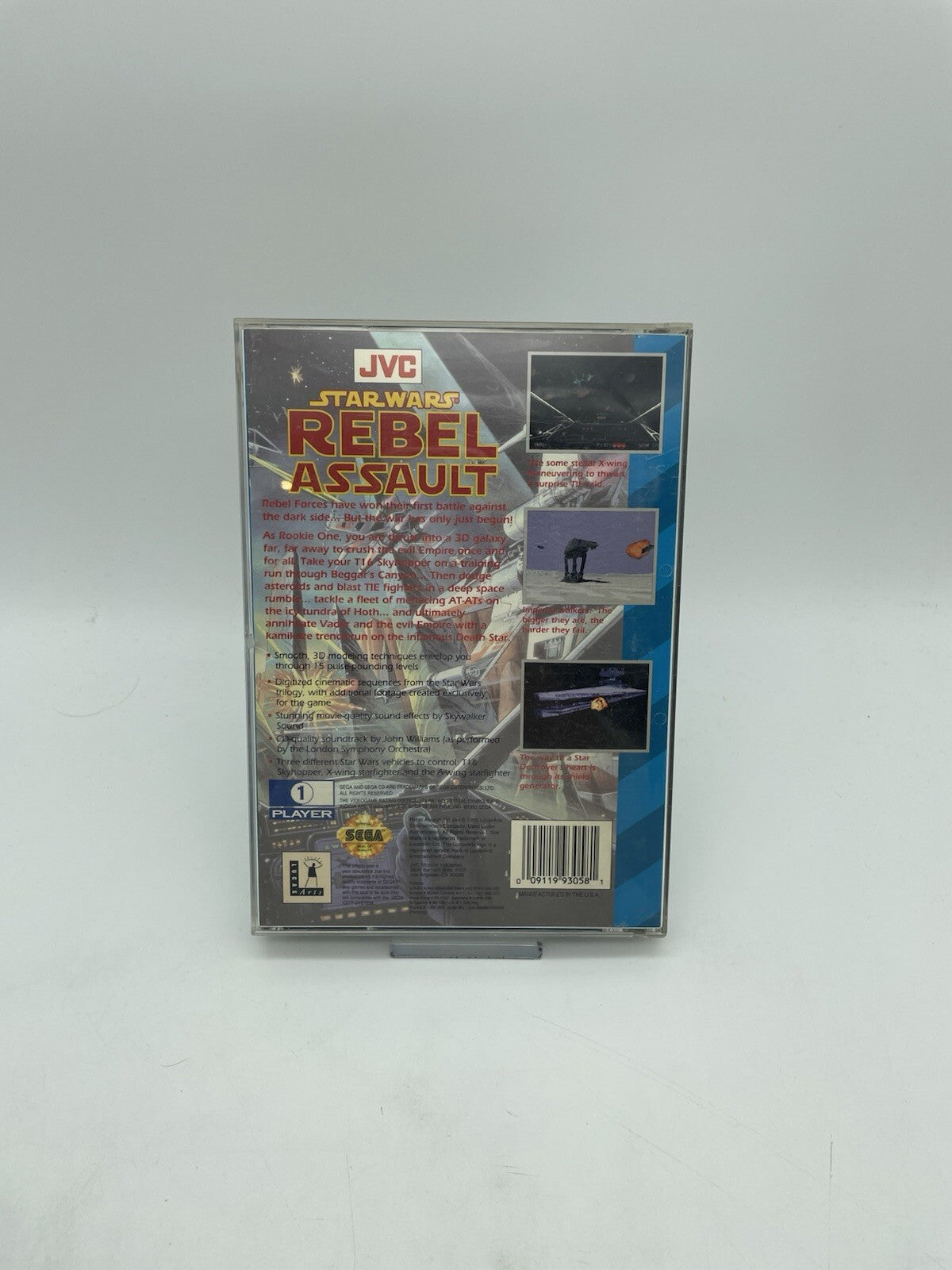 Star Wars Rebel Assault - Sega CD - OVP Beschädigt
