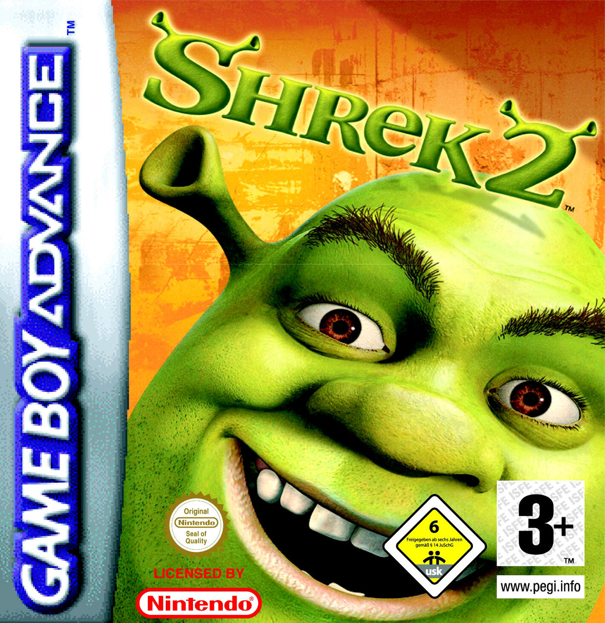 Shrek 2: The Game (Nintendo GameBoy Advance) - GBA - OVP + Anleitung