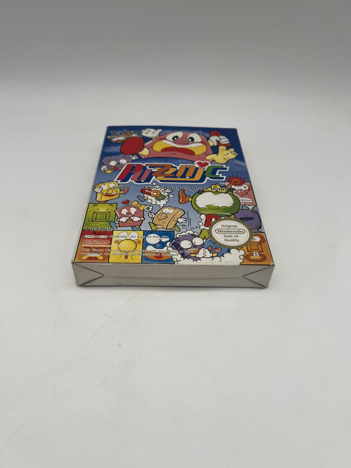 PUZZNIC - Nintendo Nes - Leerkarton - OVP + Anleitung - Ohne Spiel