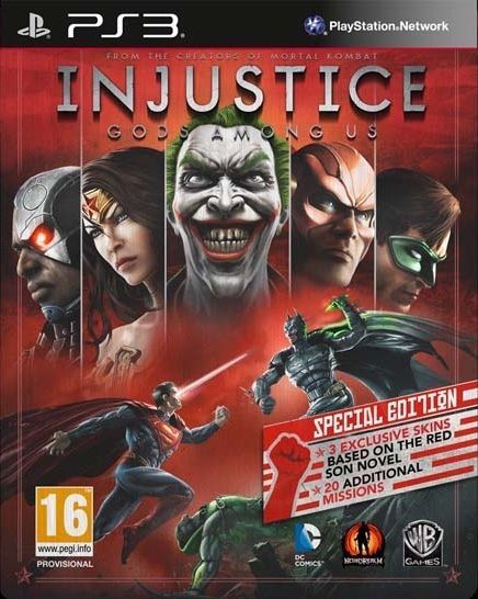 Injustice Götter unter uns Sony PlayStation 3 PS3 Neu Steelbook Red Son Edition