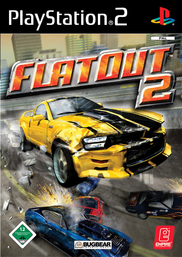 FlatOut 2 - Sony PlayStation 2 - PS2 - OVP + Anleitung