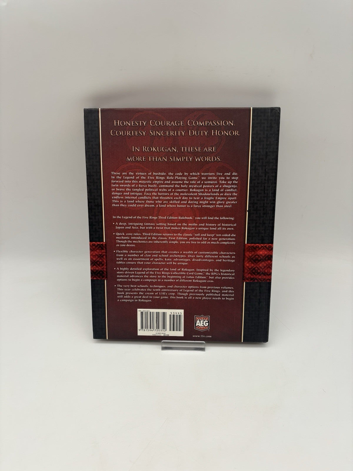 Legend of the Five Rings Third Edition Roleplaying Game Hardcover