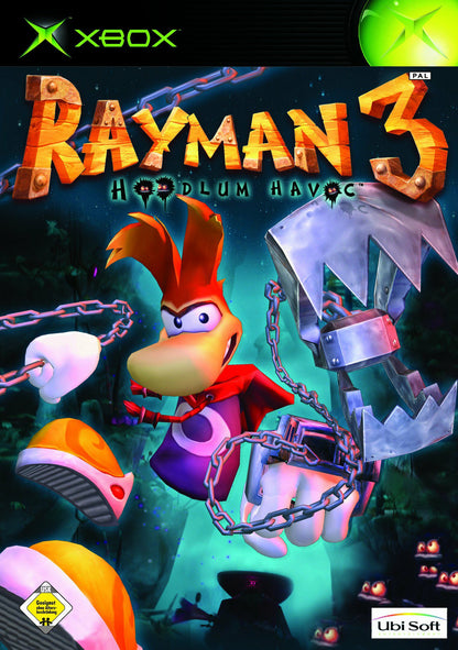 Rayman 3-Hoodlum Havoc - Microsoft Xbox Classic - OVP + Anleitung
