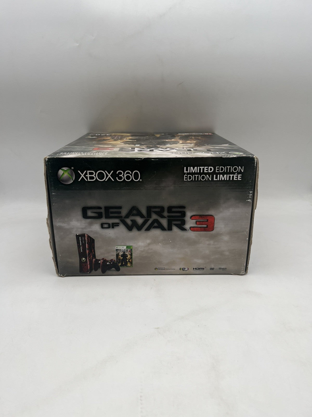 Microsoft Xbox 360 Gears of War 3 Limited Edition Slim Konsole - OVP - Rot