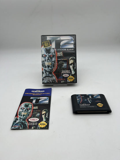 T2 The Arcade Game - Terminator 2 - Sega Genesis - OVP + Anleitung
