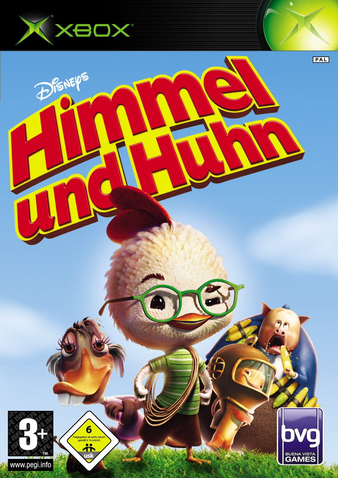 Himmel und Huhn - Microsoft Xbox Classic - OVP + Anleitung