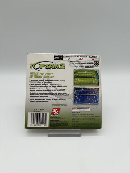 Top Spin 2 (Nintendo GameBoy Advance) - GBA - OVP + Anleitung