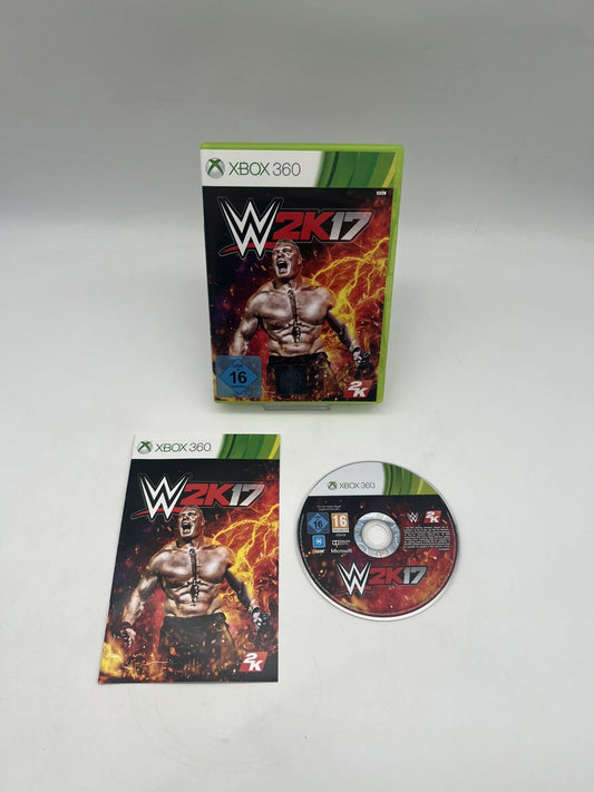 WWE 2K17 - Microsoft Xbox 360 - OVP + Anleitung
