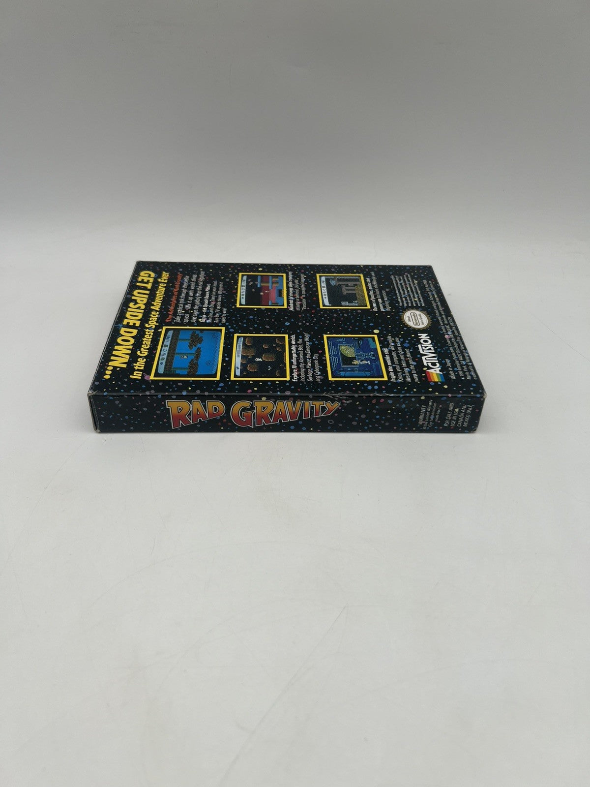 Rad Gravity - Nintendo NES - Leerkarton - OVP + Anleitung - OHNE SPIEL