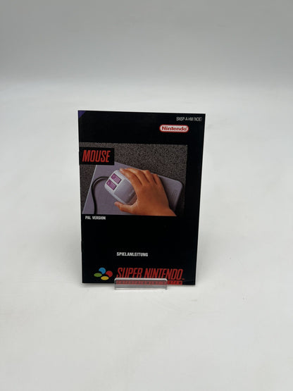Mouse Spielanleitung - Super Nintendo - SNES - Nur Anleitung - Original
