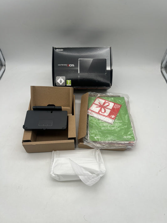 Nintendo 3DS - Leerkarton - Nur OVP - Ohne Konsole - Cosmos Black - Schwarz