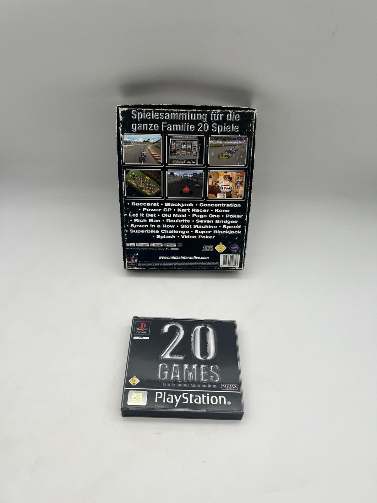 20 Games für jeden - Sony PlayStation 1 - PS1 - OVP + Anleitung - Big Box