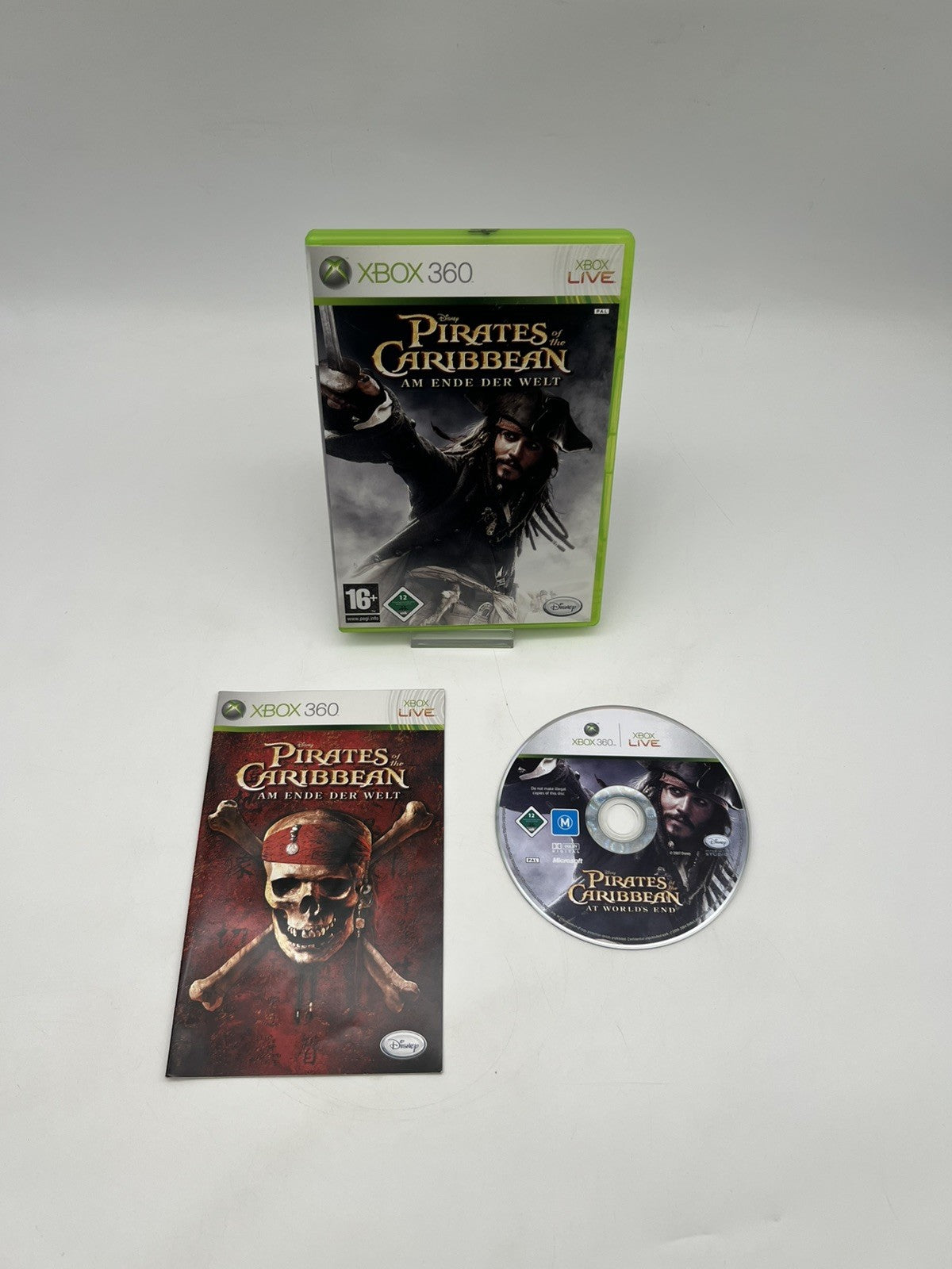 Pirates of The Caribbean: am Ende der Welt Microsoft Xbox 360 - OVP + Anleitung