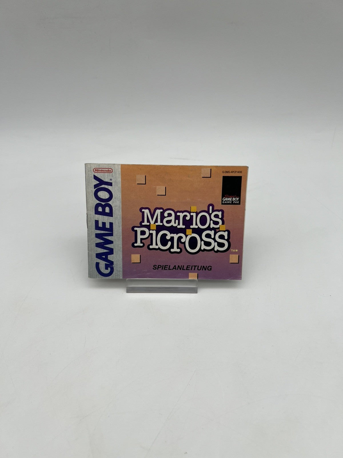 Mario's Picross - Nintendo Gameboy - Nur Anleitung - Original