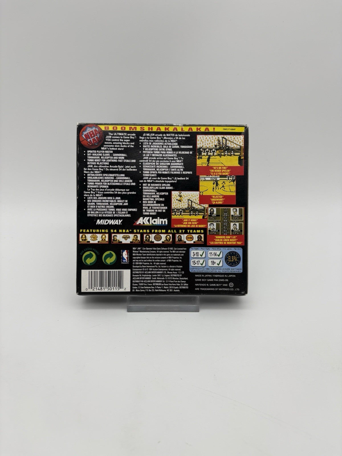 NBA Jam - Nintendo Gameboy  Classic - OVP + Anleitung