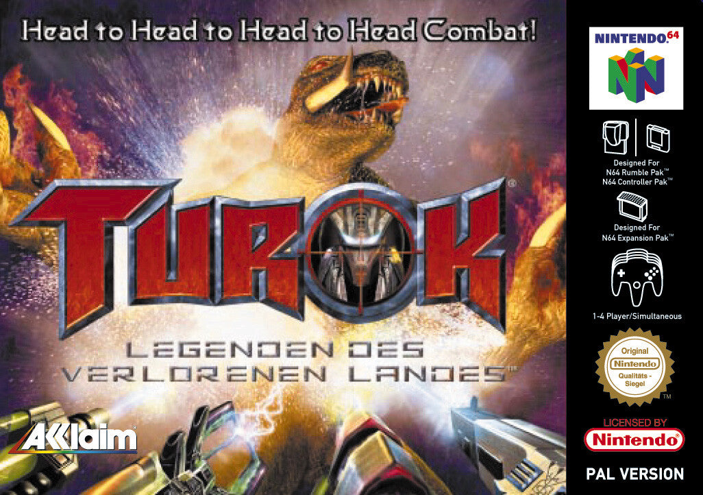 Turok: Legenden des Verlorenen Landes - Nintendo 64 - N64 - Leerkarton Nur OVP