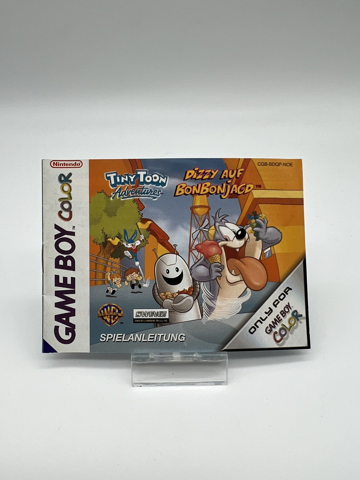 Tiny Toon Adventures Dizzy auf Bonbonjagd - Gameboy Color - Nur Anleitung