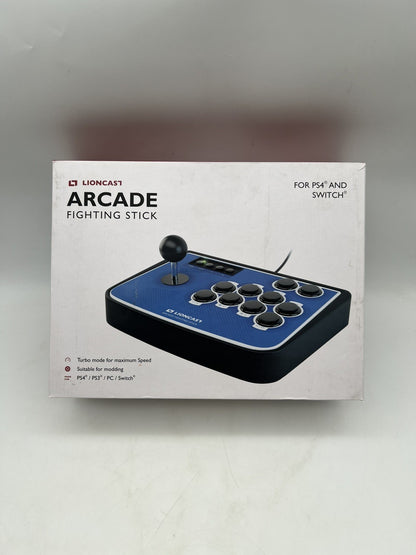 Arcade Fighting Stick - Für Nintendo Switch - PS4 - PS3 - PC - Lioncast - OVP