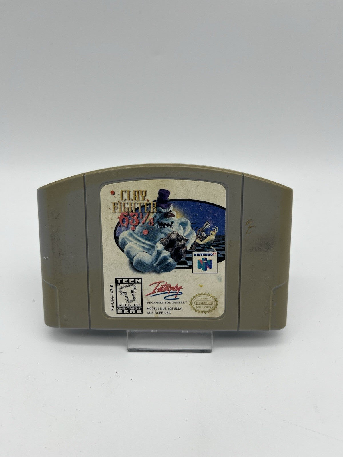 Clay Fighter 63 1/3 - Nintendo 64 - N64 - NTSC-U/C - Modul