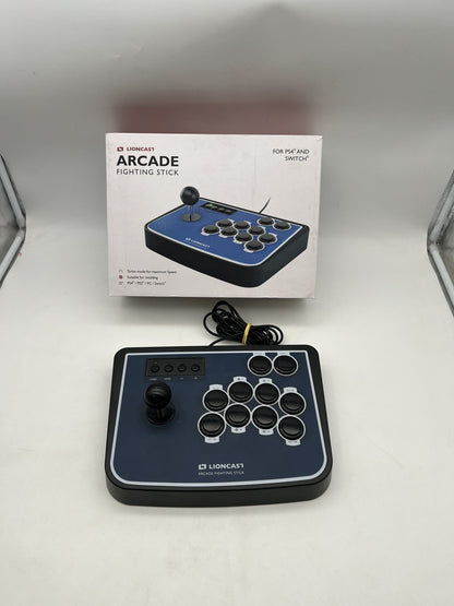 Arcade Fighting Stick - Für Nintendo Switch - PS4 - PS3 - PC - Lioncast - OVP