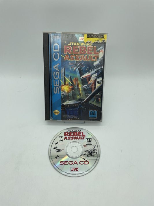 Star Wars Rebel Assault - Sega CD - OVP Beschädigt