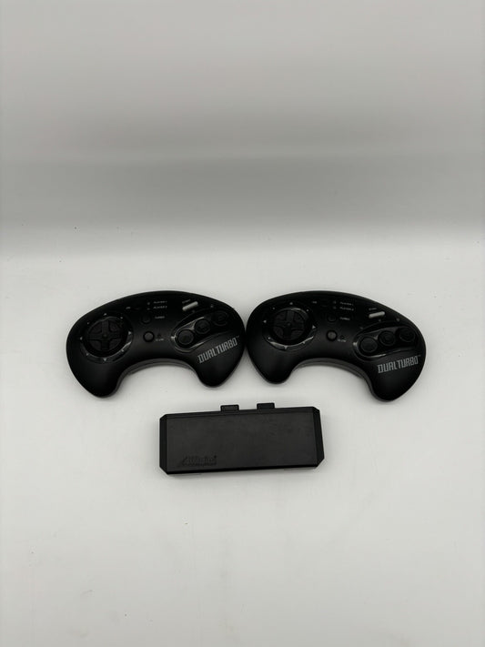 Sega Mega Drive - 2x Akklaim Controller Dual Turbo - Wireless